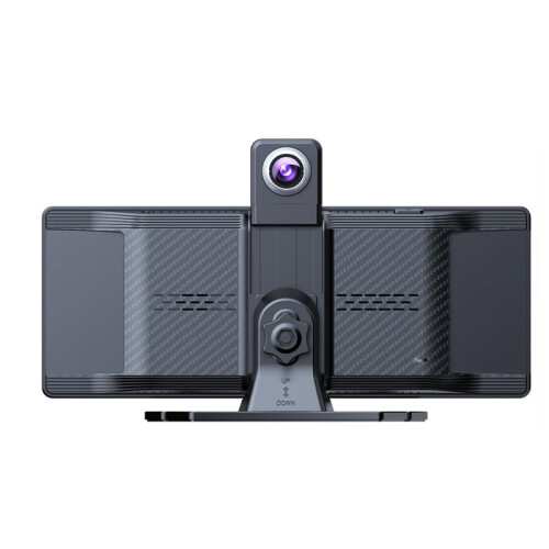 Sistema de Infoentretenimento 4K Dashcam de 10,26 Polegadas com para Android Auto e CarPlay, Câmera Traseira 1080P, Wi-Fi e  para Gravação de