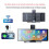 Sistema de Infoentretenimento 4K Dashcam de 10,26 Polegadas com para Android Auto e CarPlay, Câmera Traseira 1080P, Wi-Fi e  para Gravação de 8