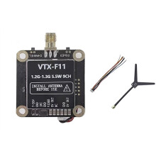 1.2G/1.3G 5.5W 9CH VTX Wireless Analogue Image Transmission Support Through IRC Protocol VTX-F11