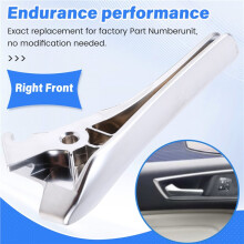 Car Inner Door Handle Chrome Clasp for 2015-2024 Inside Door Opener Handle Buckle HT4Z-5822601-AA Right