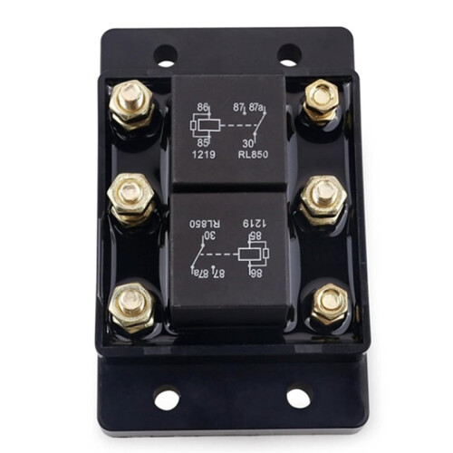 12V 80A Forward and Reverse Relay Module with 6 Studs Waterproof for Tarp Winch Motors Replaceable ATP0110 Relay 1