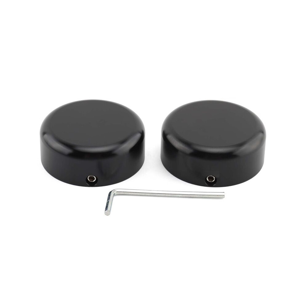 1Pair Aluminum Front Fork Cover Caps For Sportster S 1250 Rh1250 S 2021-2023 Black 6031416207626