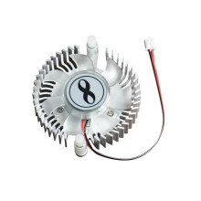12V Aluminium Koellichaam met Ventilator, Krachtige LED-Warmteafvoerventilator voor DIY Desktop-Pc-Computerkoeling