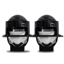 2Pcs 3 Inch Bi LED Projector Headlights 120W Headlights with LED Projector Headlights for Universal Car Models
