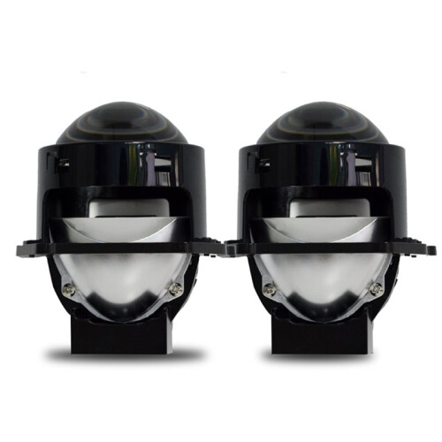 2 Faróis Projetores Bi-LED de 3 Polegadas, 120W, com Projetores LED para Modelos Universais de Carros
