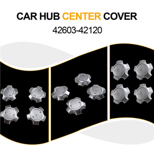 4 Cache-Moyeux Chromés 42603-42120 pour  RAV4 2006-2012 1