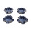 4 Cache-Moyeux Chromés 42603-42120 pour  RAV4 2006-2012 6