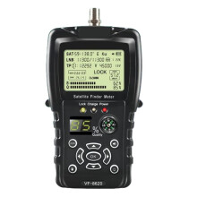 VF-8620 Satellite Finder Meter DVB-S/S2/S2X 1080P Screen Digital Satfinder with Compass Flashlight Rechargeable EU PLUG