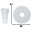 SP1090 Skimmer Vacuum Adapter Plate Pool Hose Connector Efficient Ground Pool Adapter 6