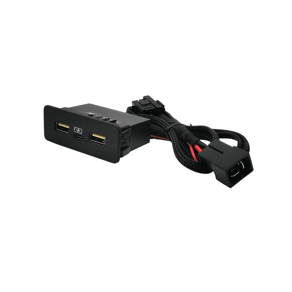 Car Charger Dual USB PD Three-Port Fast Charging for   CRV Accord Integra