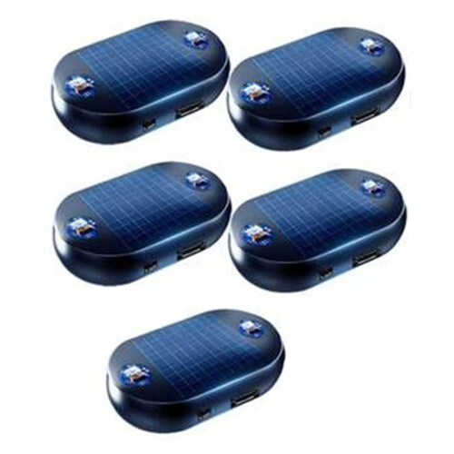 5 St Bilrutor Isskydd Snöröjning Solcells-/USB-Driven Vinteravisningsenhet Bildefroster 2