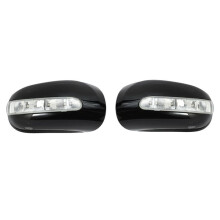 Car Left&Right Side Mirror Cover Housing with Turn Signal Light 2208100964 2208101064 for W220 2003-2005