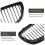 For  3 Series E92 E93 Coupe M3 2008-2010 2x Car ABS Grille Front Kidney Grill Single  Style 6