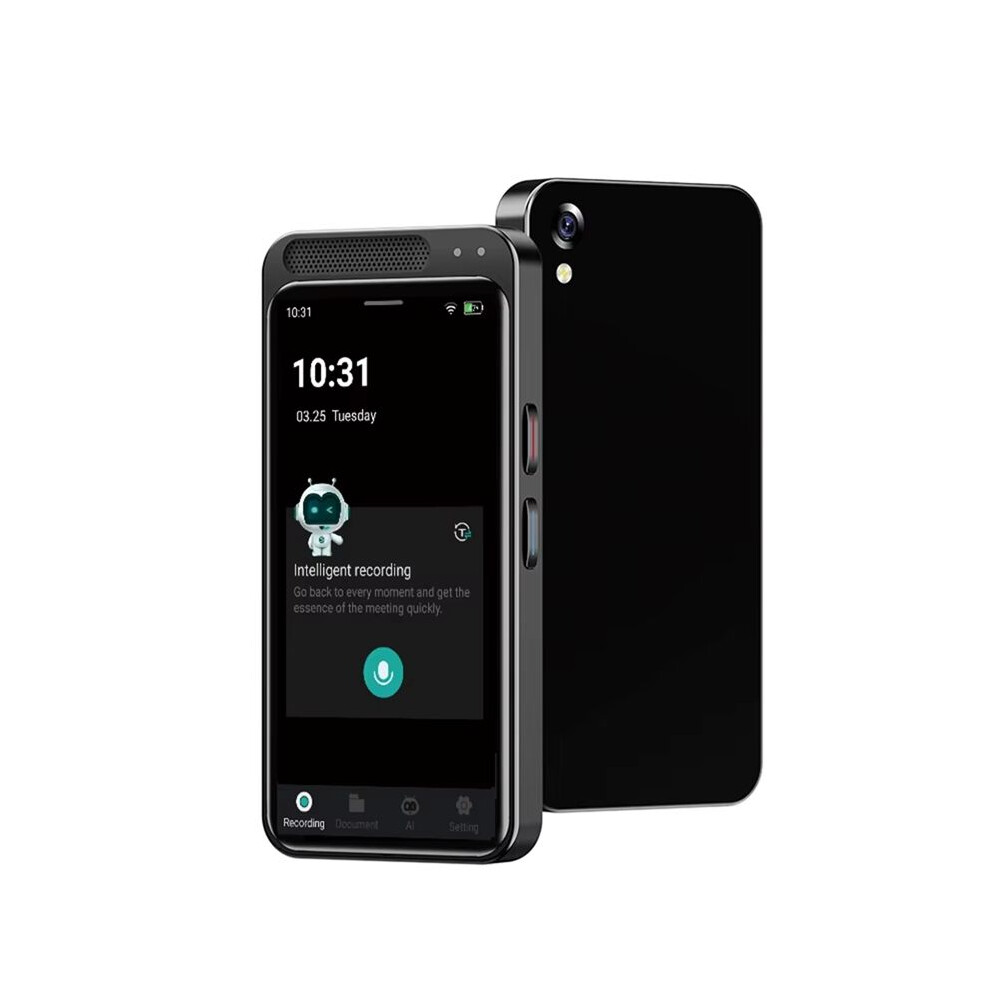 Portable Ai Translator Device 16+64G App Online Offline 134 Language For Business Meetings Photo Voice Recorder 4713316029530