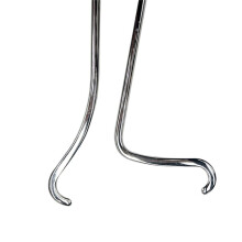 Hook Car Dent Repair Tool 8mm Special-Shaped Phoenix-Tail Lever Hook Wrapped in Glue Handle
