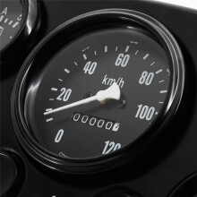 12V Universal 5 in 1 Speedometer with Water Temp and Volts Gauge for All Motorcycles Instrument Panel Complete Universal