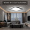 MLOQI 36W LED Bathroom Ceiling Lights, IP44 Waterproof, 6