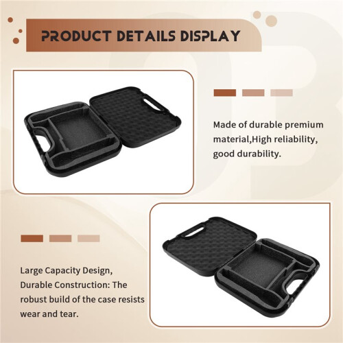 Microphone Storage Case Large Capacity Handheld Protective Box for Condenser Mic Recording Studio Equipment & Accessorie