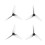 T3.5X2.5X3-1.5 Hélice de 3,5 Polegadas com 3 Pás para PC FPV Hélice 2CW+2CCW para Drone FPV de 3,5 Polegadas com Máquina de Palitos de Dente 3