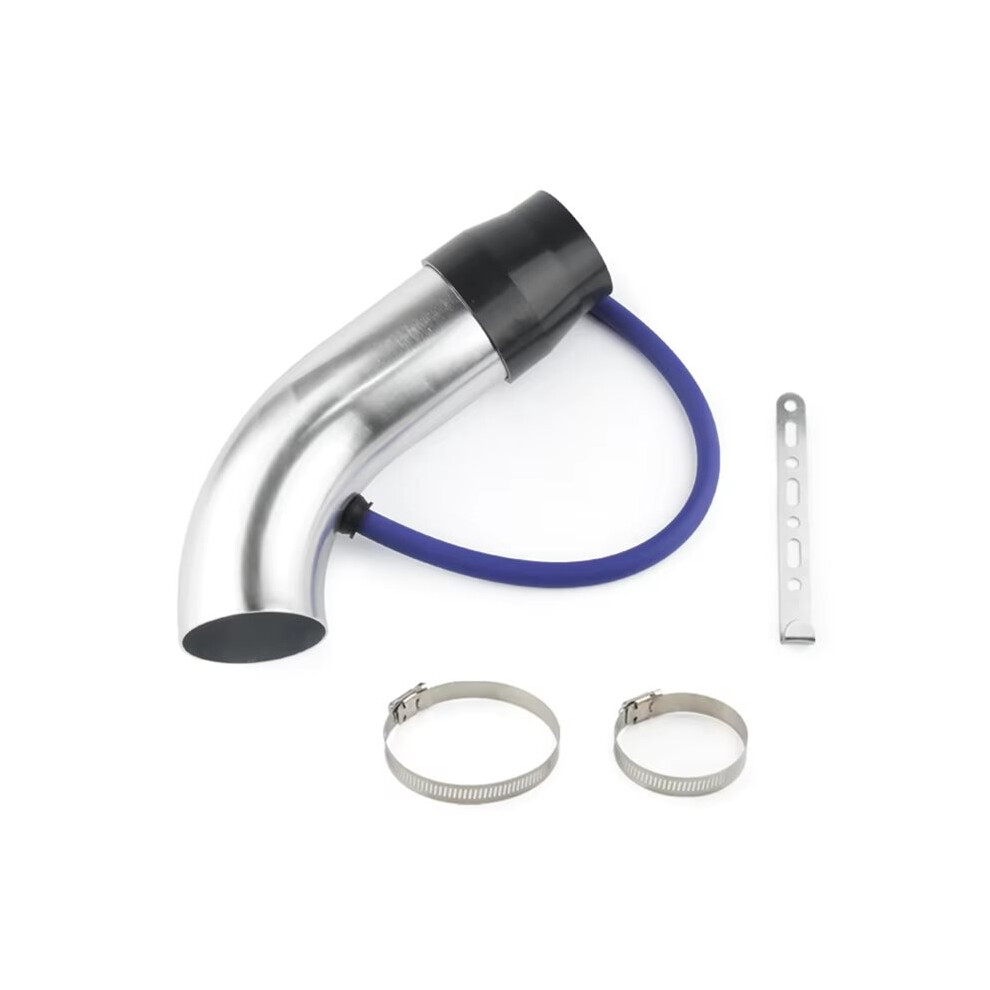Alumimum Alloy 3'' 75Mm Car Cold Air Intake System Turbo Induction Pipe Tube Inlet Guide Pipe Kit Silver 6031995402726