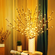 KXCOFTXI 3 Pack Twig Lights, Prelit Branches, USB Plug in Branches Lights with 60 LED Bulbs, Romantic Decorative Iights for Vase, Lighted Tree Branch