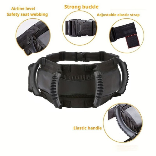 Motorcycles Rear  Handle Adjustable Passenger Grip Grab Handle Safe Belt Passenger Handle Motorcycles Accessory 1