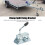 Clamp Split Fixing Bracket Trailer Jack Wheel Split Clamp Prop Stand Support Mount for 48mm/1.89in Pipe Diameter 4
