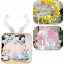 20 Pièces de Grandes Pinces à Ressort en Plastique Transparent pour Arche de Ballons, pour Décoration D'Anniversaire.