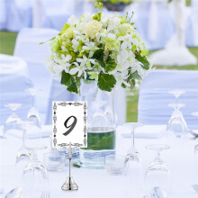 12 Pcs Table Number Holders 3 Inch Place Card Holder with Alligator Clip Metal Table Card Holders for Birthdays,Weddings