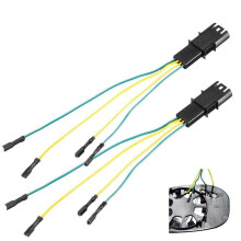 2 Pack Side Mirror Heating Function Connector Cable Wire for 3 4 5 6 7 Series F01 F02 F10 F11 F12 F13 F18 E90 E60