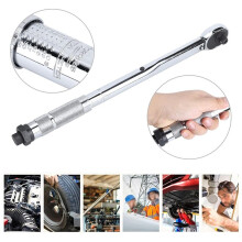 3/8 -Inch Drive Click Torque Wrench 19-110N.M Square Drive Ratchet Wrench Repair Spanner Key Hand Tools with Box