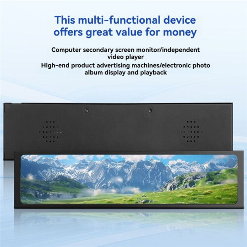 11.26inch IPS USB Secondary Screen for CPU/GPU Monitoring USB Long Secondary Screen Display 2