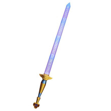 Cosplay Long Blade Cartoon Halloween Kerstmis Fancy Party Kostuum Accessoires