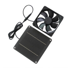 Solar Fan for Chicken Coop, 4W Solar-Operated Ventilation Fan, Wall-Mounted Cooling Odor Removal Solution