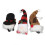 3 Plush Gnome Christmas Light Decor 5