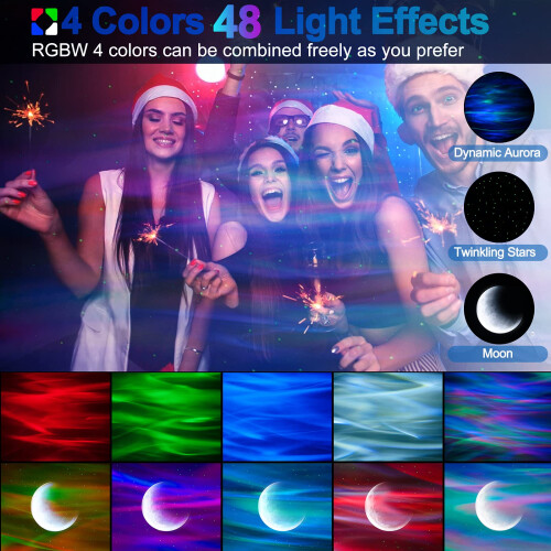 Cadrim Projector Star Aurora Moon Projector Sky Night LED 1