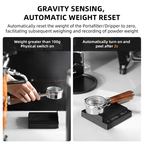 Digital Kitchen Coffee Scale High Precision Cyclic Rechargeable Espresso Electronic Scale Home Accessories 2