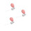 3Pcs Pink Spray Head Replacement Pump for Perfume Bottles Travel Use 4