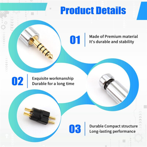 HiFi Headphone Cable 4.4 Balanced Plug 3.5 Plug 2.5 Balanced Plug Mid-Range Slider 0.78 Pin Black 2