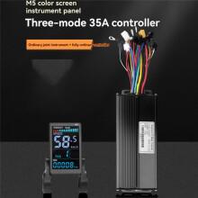 M5 Color Screen Electric Bike Display Meter 35A 36V/48V/52V Sine Wave Controller Kit for Scooter E-Bike Modification