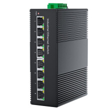 8-Port-Industrie-POE- 100/1000 Mbit/S, DIN-Schiene, Plug-And-, für Fabrikautomatisierung und Überwachungssystem