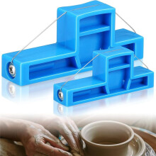 2 Pezzi di Utensili per il Taglio Angolare 'Argilla, Piccoli Utensili per Tagliare Smussi In Filo D'Acciaio, Utensili per Rifinire Ceramiche In