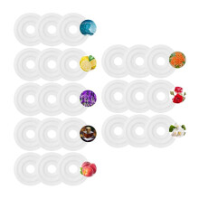 8 Flavors 24 Pcs Replacement Fragrance Disc for Towel Warmer Bucket Fragrance Scented Pads Aroma Tablets