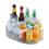 Refrigerator Rotating Storage Rack Rotatable Fridge Storage Box Turntable Organizer for Cabinet Kitchen Refrigerator B 1