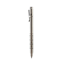 Titanium Alloy Bolt Pen, Portable Business Signature Pen, Portable Travel Metal Neutral Ballpoint Pen, Office Stationery