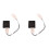 Relais Adapterkabel 2 Pin 12V LED Blinkrelais Einstellbare Frequenz der Blinker Blinker Blinker Relais Schwarz 1