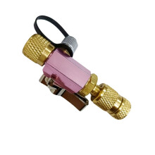 R410A Vacuum-Rated Valve Core Removal Tool 5/16Inch Female Flare X 1/4Inch Male Flare Efficient Valve Core Removal Tool