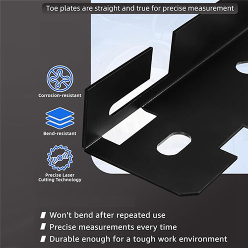 Wheel Alignment Tool Kit 2Pcs, Heavy Duty Toe Alignment Tool Plates with Tape Measures, Car Front End Alignment Tool 2