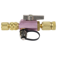 R410A Vacuum-Rated Valve Core Removal Tool 5/16Inch Female Flare X 1/4Inch Male Flare Efficient Valve Core Removal Tool