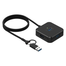 4-in-1 USB Splitter HUB USB 3.0 Hub Laptop One Drag Four Expansion U Disk Multi-Interface Extension Dock Splitter